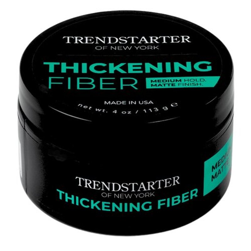 TRENDSTARTER Thickening Fiber Pomade - Medium Hold & Matte Finish - 4oz Water-Based Hair Clay