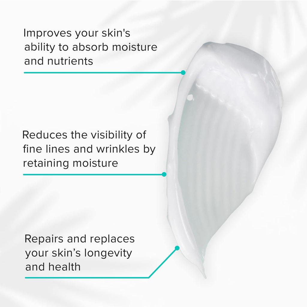 ClarityRx Feel Better Hyaluronic Acid Face Moisturizer, Natural, Plant-Based Moisturizing Cream with Jojoba Oil & Hyaluronic Acid for Hydration, Smooths Dry, Aging Skin, No Parabens, All Skin Types