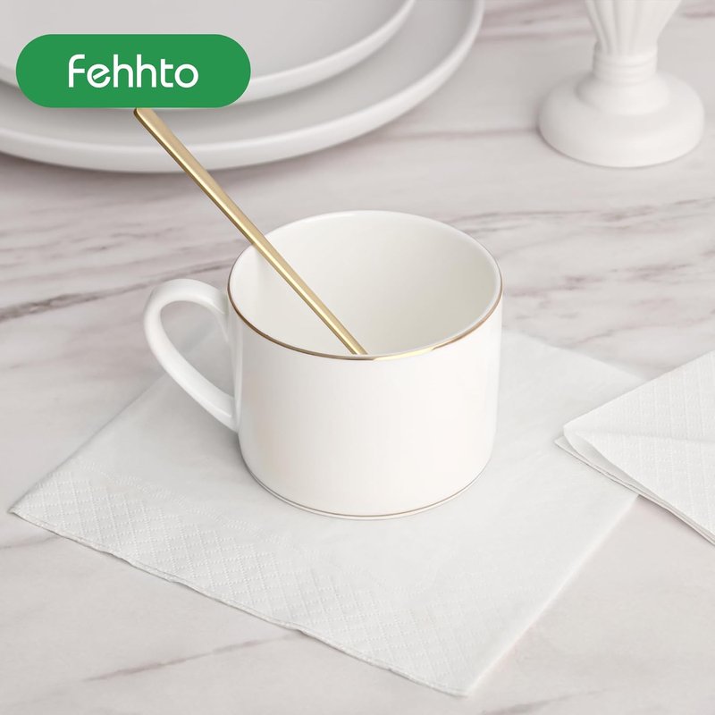 Eco-Friendly Disposable Napkins by [Brand Name] - 300 Pack 13"x13" 2-Ply Soft & Absorbent Dinner Napkins | Perfect for Kitchen & Parties