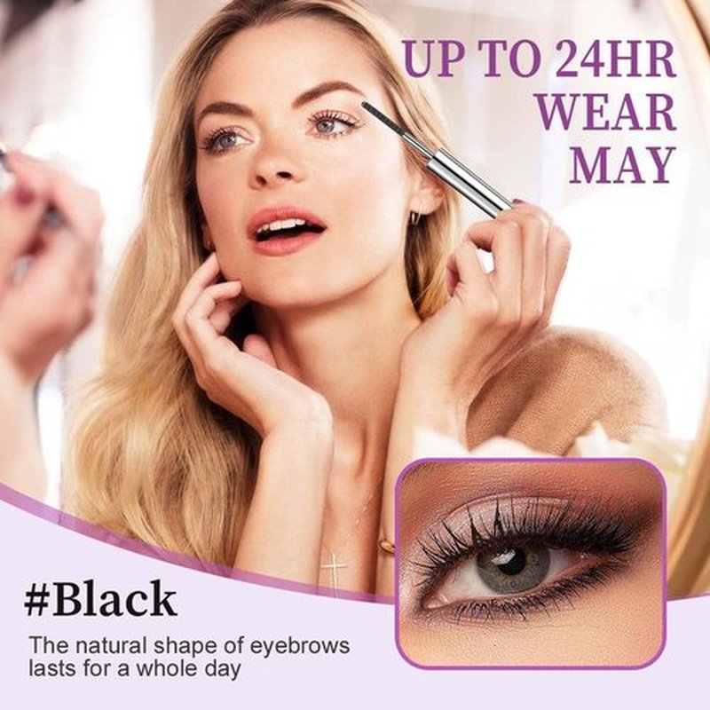 Skiennix Eyelash Primer - Waterproof Tubular Mascara for Long, Volumized Lashes | Black