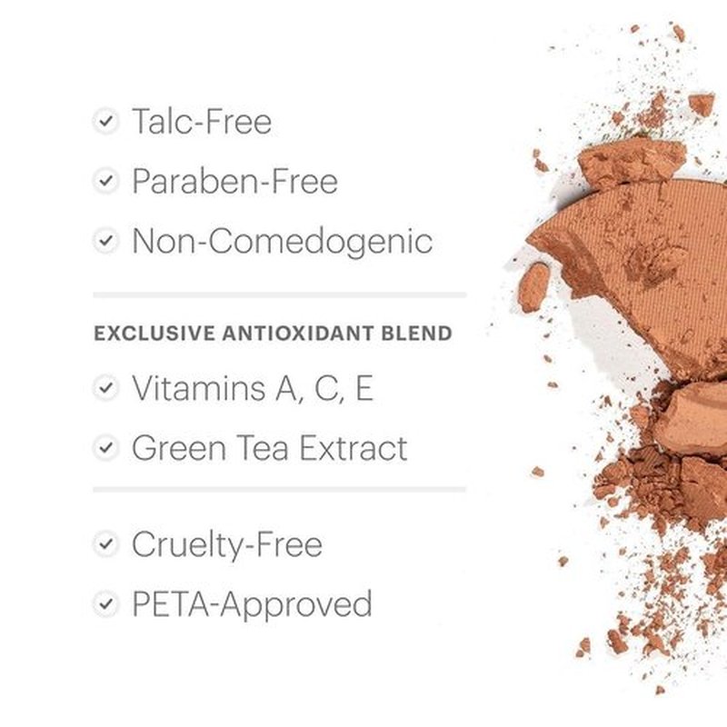 Glo Skin Beauty Pressed Powder Foundation - Buildable Sheer to Full Coverage, Natural Medium Finish