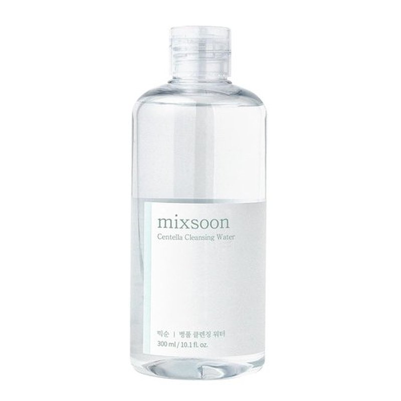 Mixsoon Centella Cleansing Water - 10.14 fl oz | Gentle Face Cleanser for Sensitive Skin with Aloe Vera