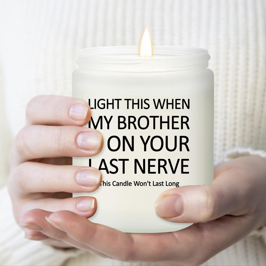 Volufia Sister in Law Gifts - Mothers Day, Christmas, Birthday, Wedding Gifts for Sister in Law - Lavender Scented Candles