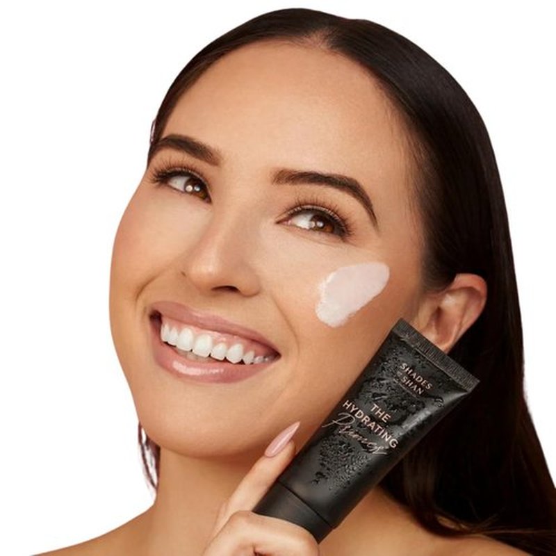 Shades By Shan Hydrating Primer - Moisturizing Makeup Base with Olive Extract & Coconut Water - 1 Fl. Oz.