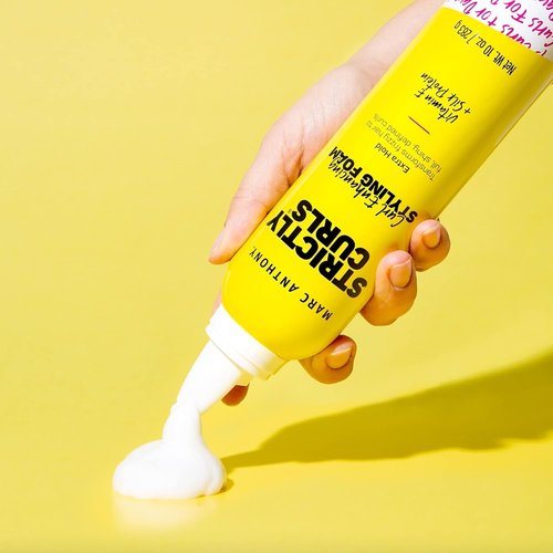Marc Anthony Curl Enhancing Styling Foam - Extra Hold Mousse with Vitamin E & Silk Proteins | Anti-Frizz | 2-Pack
