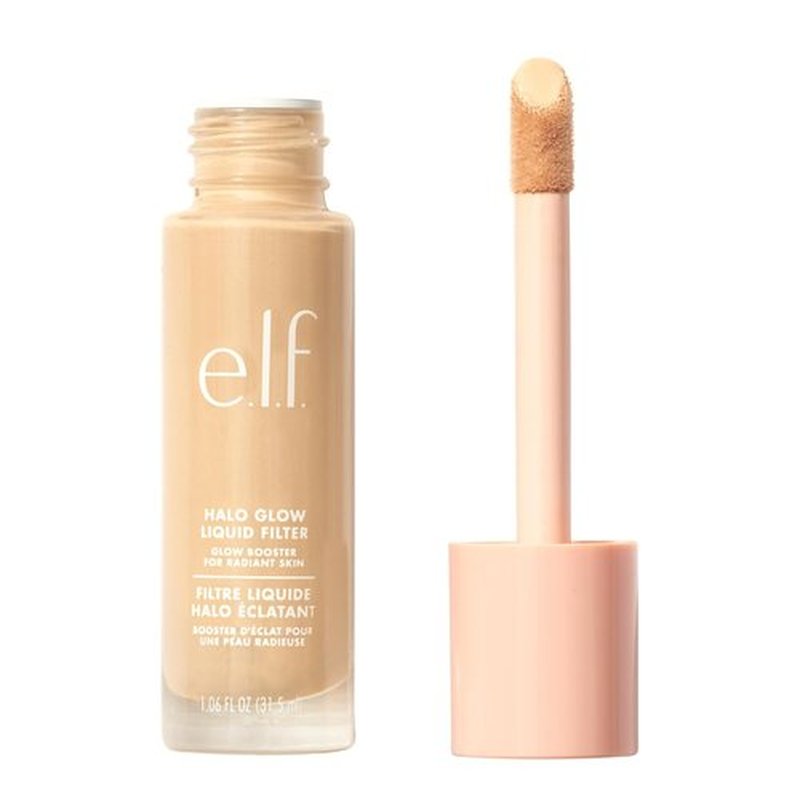 e.l.f. Halo Glow Liquid Filter - Complexion Booster for Glowing Skin | Vegan & Cruelty-Free, 0.5 Fair