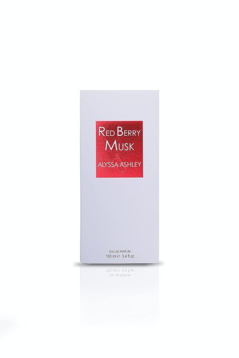 Alyssa Ashley Red Berry Musk - Floral Musk Mini Perfume & Cologne - 3.4 oz with Pink Pepper