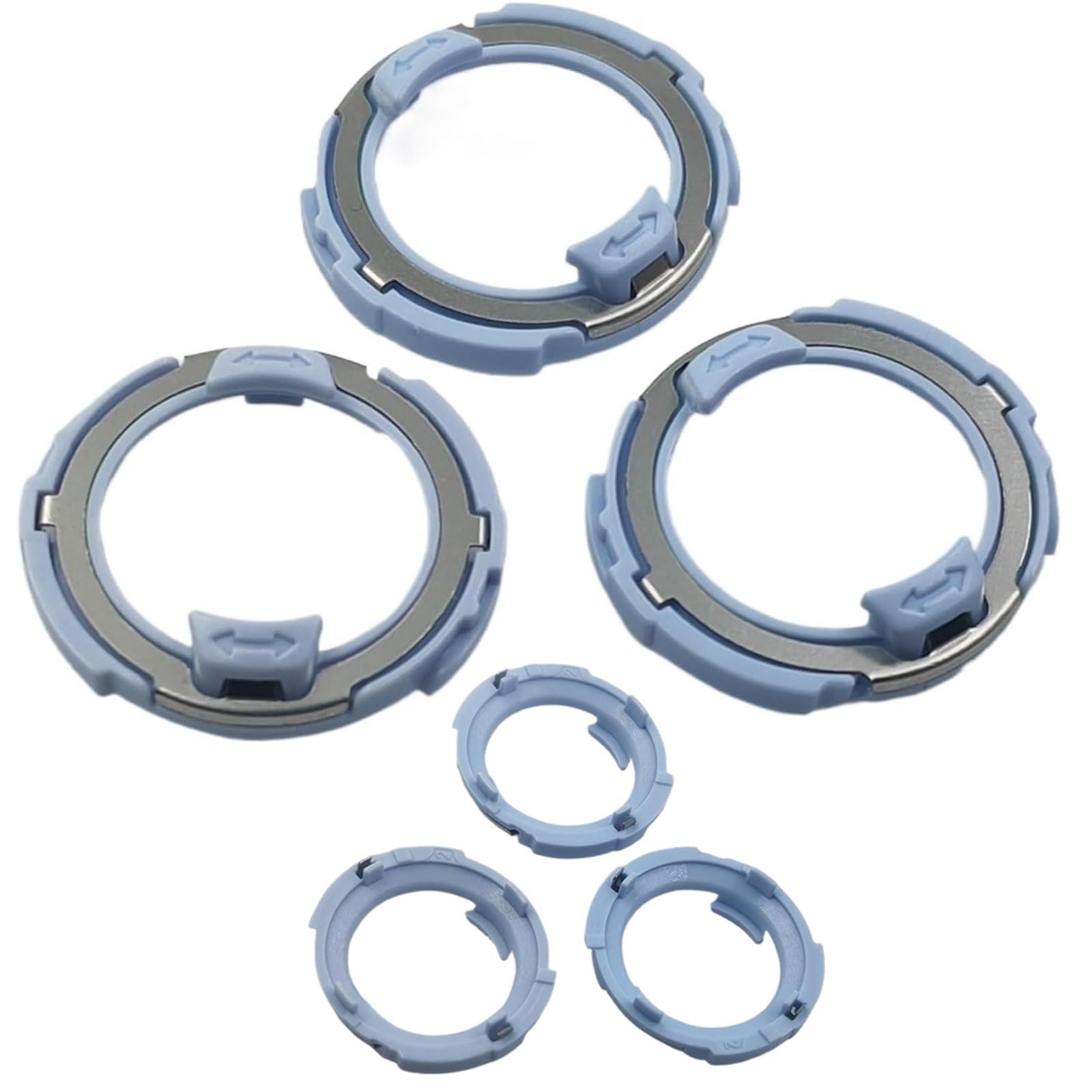 Shaver Head Blades Holder Plate Compatiable with Philips Razor Head Series 7000 Series 8000 Series 9000 SP9xxx S7xxx S8xxx Blue Blade Retaining Rings for Shaver Model - 3Pcs