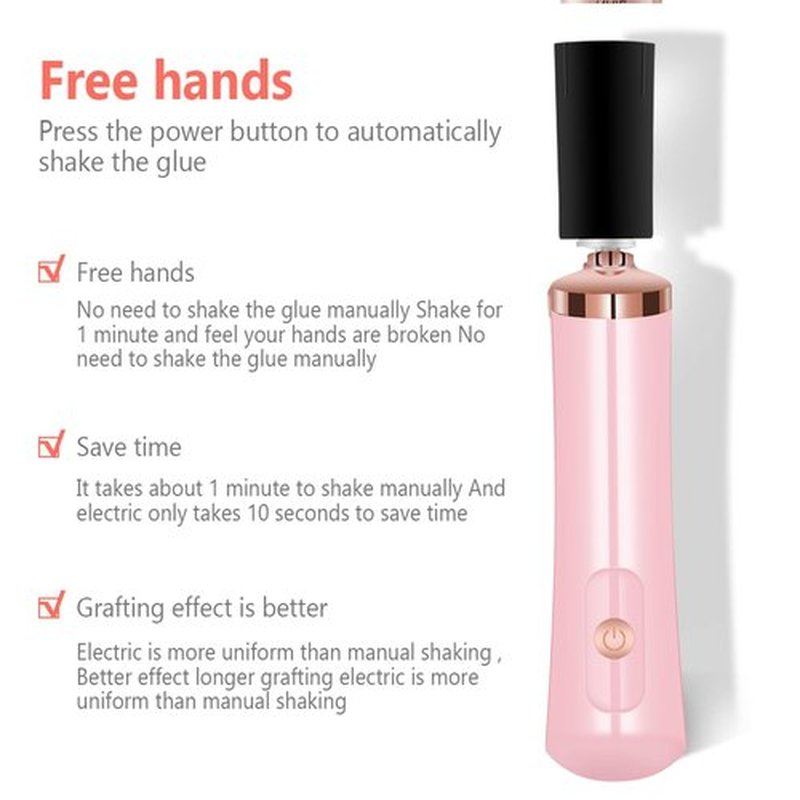 Eenten Portable Electric Eyelash Glue Shaker for Lash Extensions (Battery Powered)