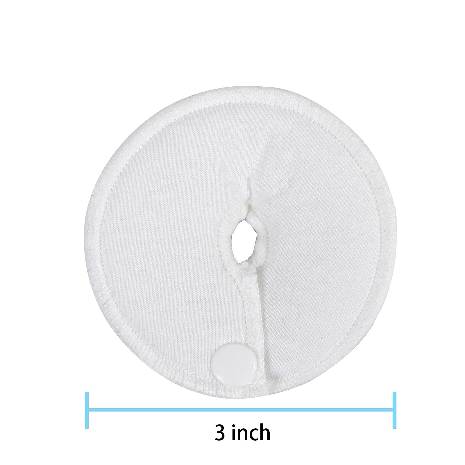 Feeding Tube Pads G Tube Covers Gtube Pads Button Pads Holder,Peritoneal Abdominal Dialysis Peg Tube Supplies Feeding Tube Supplies for Nursing Care, 12 Pack (Round)
