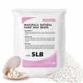 Makupala 5LB Wax Beads for Hair Removal - Pearl White Hypoallergenic Wax Bean Refill for Commercial Salon Use, Fragrance Free, Full Body (Brazilian, Bikini, Face, Underarm, Legs) Coarse & Fine Hair