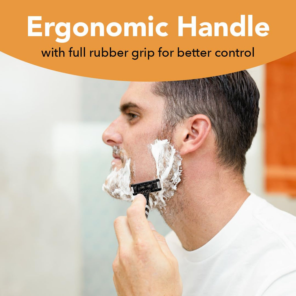 BIC Flex 5 Disposable Razor for Men, Sensitive Skin Razor For a Smooth, Comfortable and Close Shave, 10 Piece Razor Set (Pack of 12)