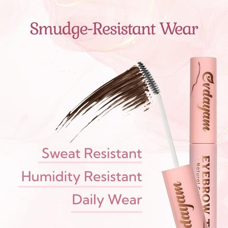 Regine Switzerland Eyebrow Tint & Gel - Smudge-Proof, Long-Lasting Color, Easy Application | Medium Brown