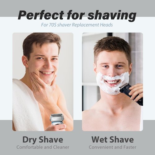 Braun 70S Series 7 Foil & Cutters Shaver Replacement Head - Compatible with 720cc, 730cc, 735s, 750cc, 760cc, 790cc
