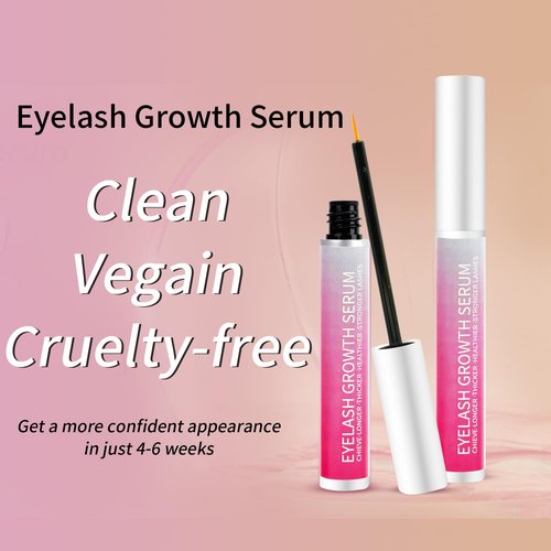 Eyelash Serum To Grow Lashes & Brows – Eye Lash Serum for Eyelash Growth Natural Formula Advanced – Rapid Enhancing Lash Growth Eyebrow Boost(8ML)