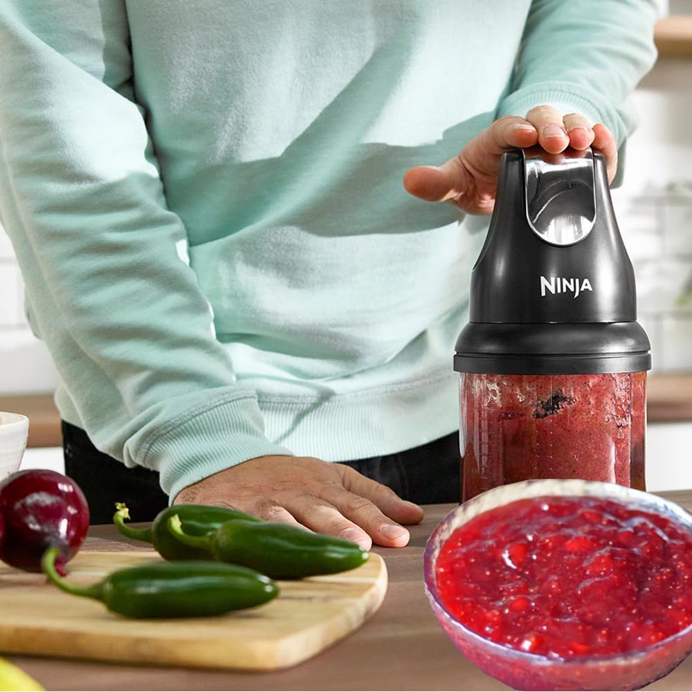 for Ninja Food Chopper Express Chop Blade, Replacement Parts Compatible with Ninja NJ110GR NJ100 NJ100WM Food Processor 16-Ounce Bowl, Express Chopper Blender Attachment Accessories