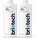 BRIOTECH Oral Swish Mouthwash - Hypochlorous Acid Formula for Bad Breath & Gum Health | 32 fl oz (2 Pack)