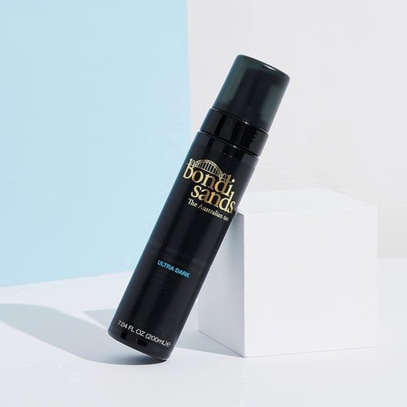 Bondi Sands Ultra Dark Self Tanning Foam - Lightweight Sunless Foam + Reusable Application Mitt