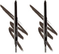 wet n wild Ultimate Eyebrow Retractable Definer Pencil, Dark Brown, Dual-Sided, Fine Tip, Shapes, Defines, Fills Brows Makeup (Pack of 2)