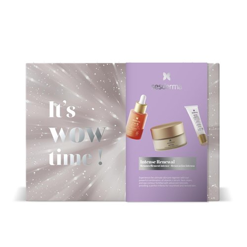 Sesderma Intense Renewal Gift Set - C-VIT 5 Vitamins Serum 1.0 fl Oz & RETISIL Pro-Aging Cream 1.7 fl Oz | Brighten & Nourish Skin for All Skin Types