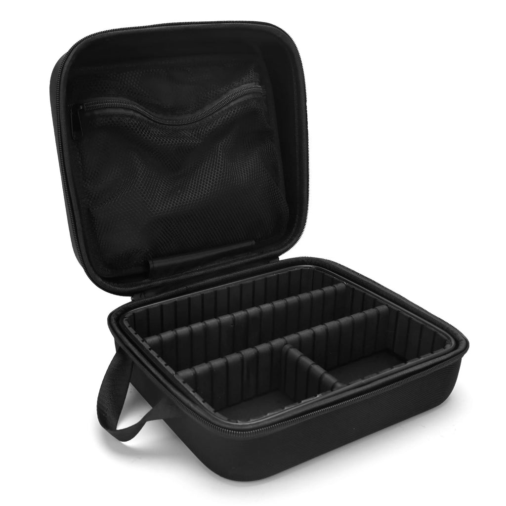 ZIBARBER Barber Carrying Case,Barber Case, Stylist Tool Box Professional Salon Hair Cutting Grooming Kit Storage Organizer for Clippers, Scissors, Barber Supplies (Small)