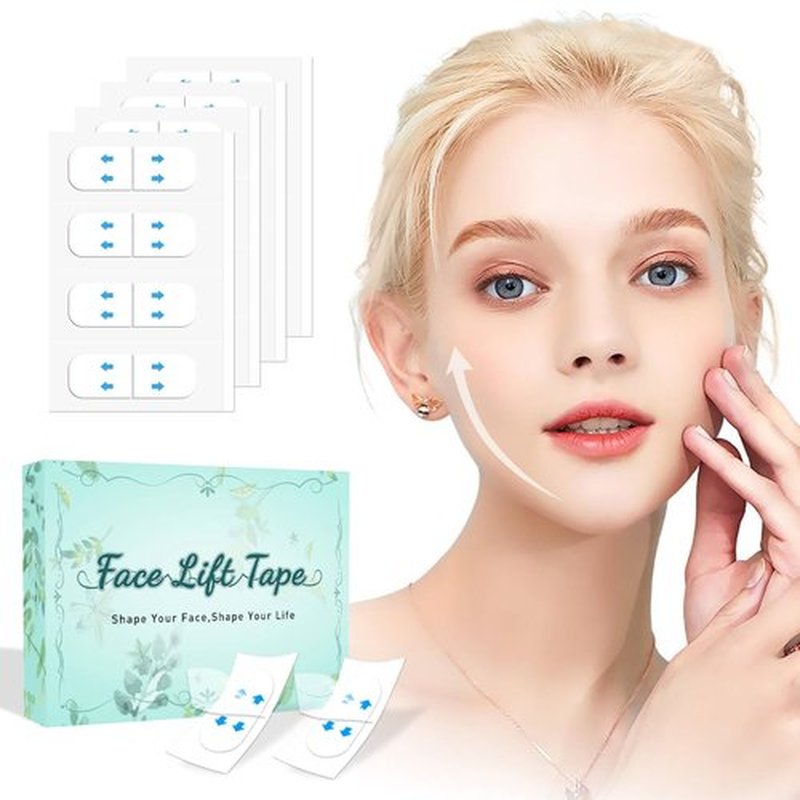 KOSOBO 200pcs Instant Face Tape for Loose Skin,Face Lifting Tape Invisible