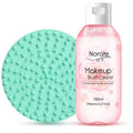Norate Makeup Brush Cleaner - Gentle Formula Deep Clean Solution & Cleansing Pad Set | 2 Pieces