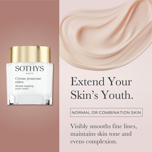 SOTHYS Youth Cream - Wrinkle-Targeting Face Moisturizer for Anti-Aging | Normal & Combination Skin