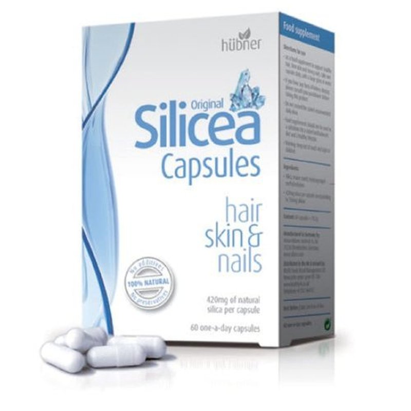 Hubner Silicea for Hair Skin and Nails - Pack of 60 Capsules