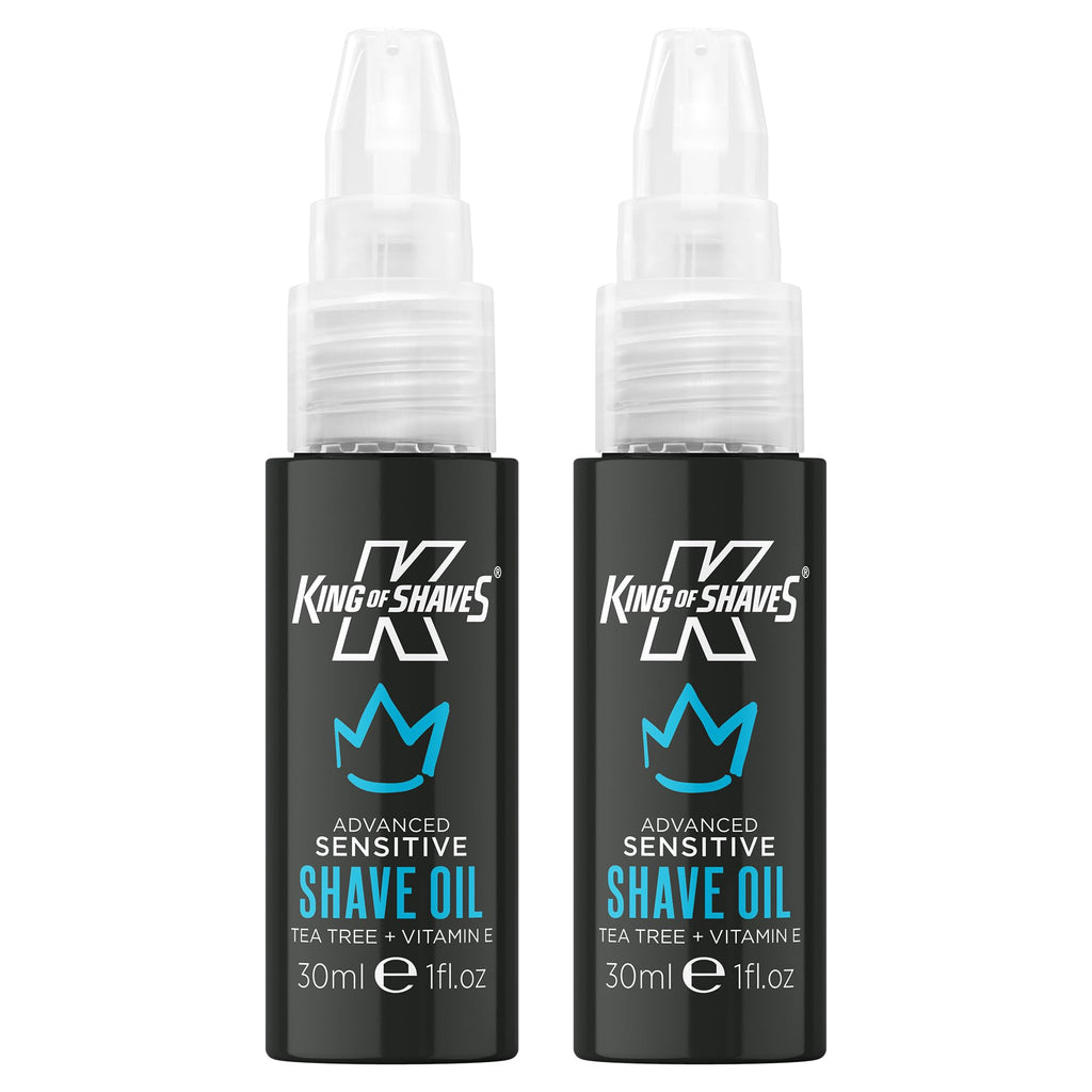 King of Shaves Advanced Sensitive Shaving Oil Vitamin E 2 x 1.01 fl oz