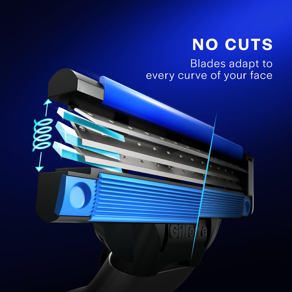 Gillette Mach 3 Shaving Blades- Pack of 16 (Cartridges)