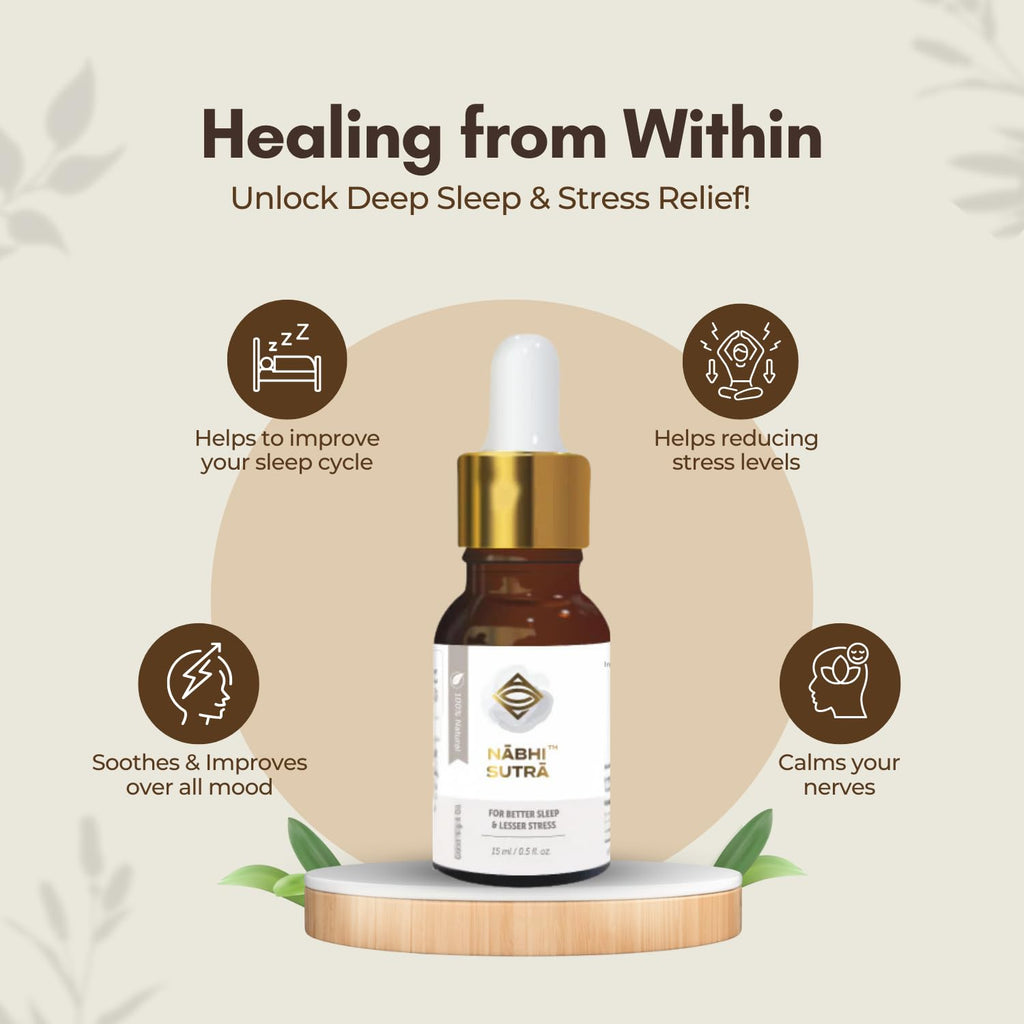 Nabhi Sutra Belly Button Oil | Ayurvedic Blend with Tagar & Cow Ghee | 15ml
