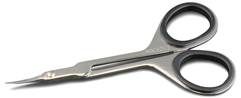 Seki Edge Stainless Steel Makeup Scissors - (SS-907) Eyebrow Scissors for Trimming Brows & Other Facial Hair