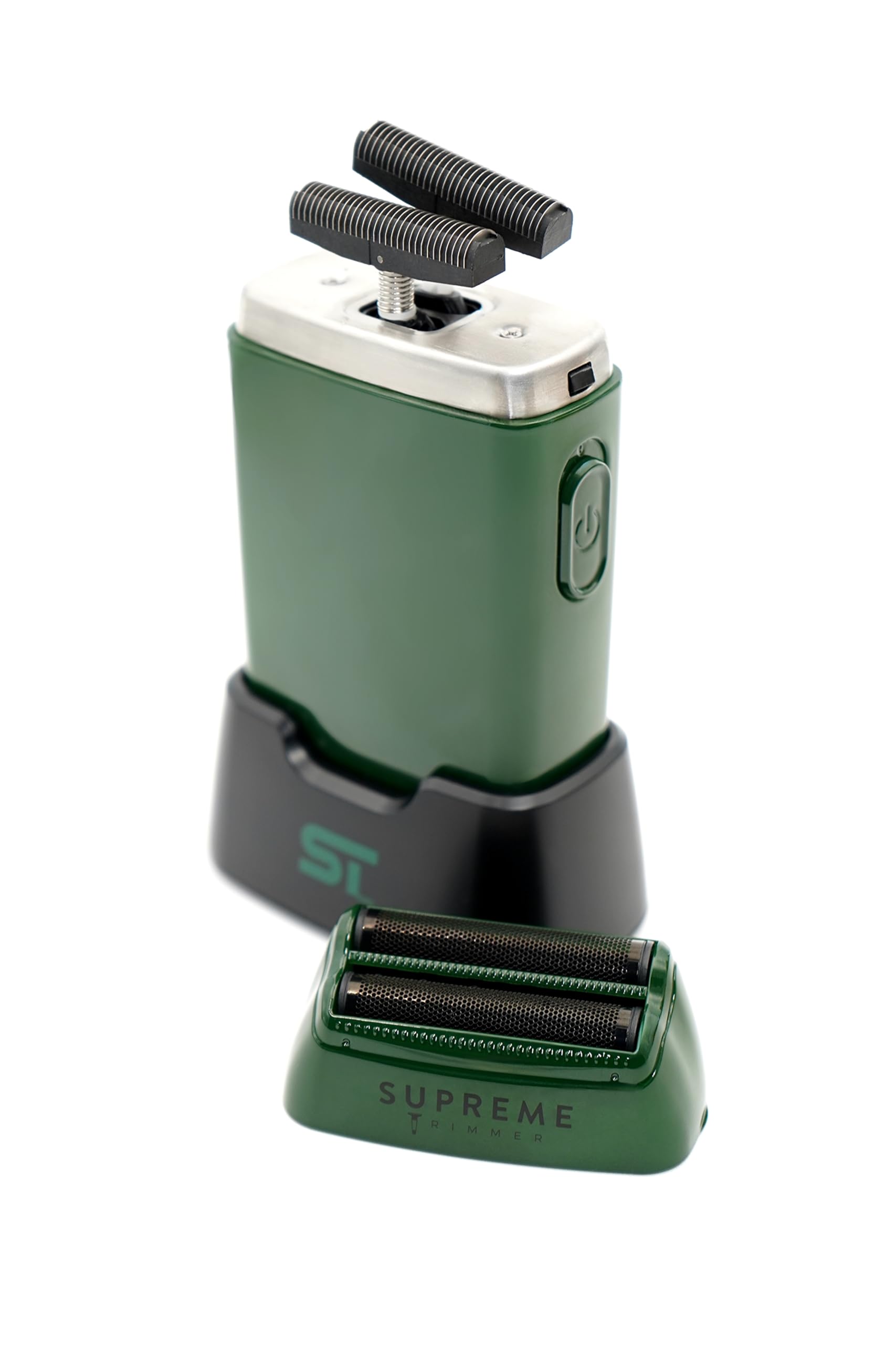 Supreme Trimmer Crunch STF602 – Waterproof Double Foil Shaver for Men | 150 Min Runtime, Wet/Dry Cordless & Corded Electric Razor | Hypoallergenic Foils for Face, Head & Stubble