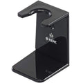 KENT VSB1 Small Black Plastic Shaving Brush Stand for Self Adhesive Hang Drying Shave Brush. Essential Part of Any Mens Shaving Kit, Shaving Brush Holder Extends Natural Bristle Shaving Brushes Life