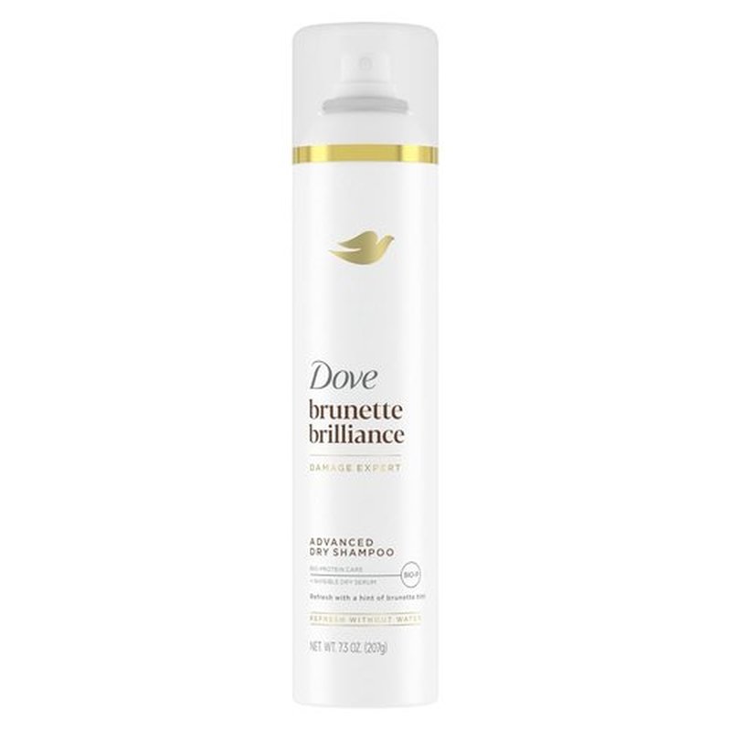 Dove Advanced Dry Shampoo - Brunette Brilliance for Refreshing & Reviving Hair - 7.3 oz