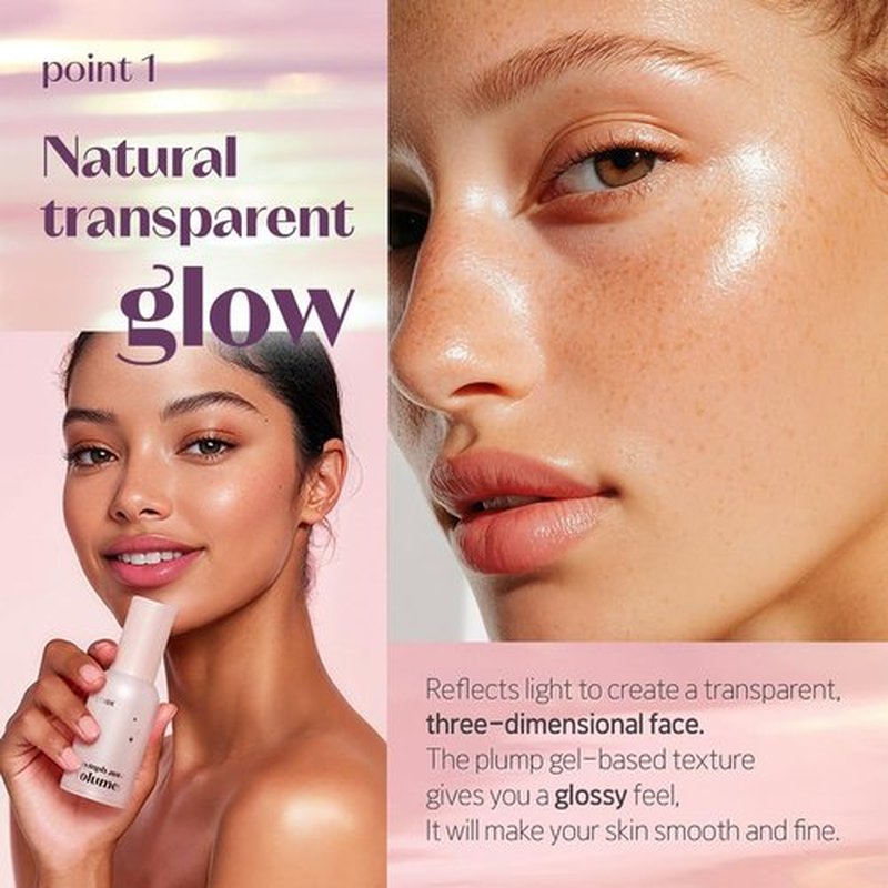 ETUDE Nymph Aura Volumer | Hydrating Face Primer for Radiant, Flawless Skin - 0.81 Fl Oz