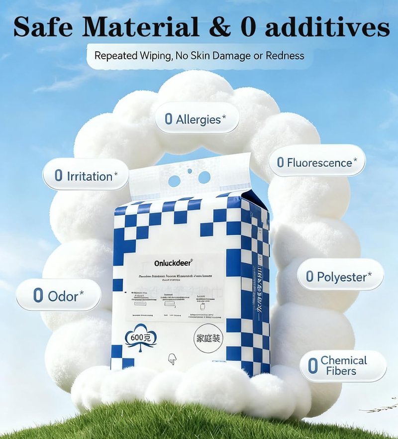 【Large Pack】Disposable Face Towels 160 Count,Hanging Design100% Bio-based Viscose Ultra Thick Face Towelettes,Dual-Texture,Single Use Face Towels Dry Wipes for Blemish or Sensitive Skin (160 count)