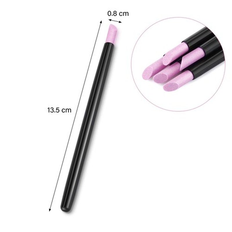 Boao 20 Pieces Pumice Stone Nail File Cuticle Stone Pusher Nail Sanding Sticks Art Pen Cuticle Remover Trimmer Buffer Manicure Tools for Household Beauty Salon Peeling Dead Skin Repairing