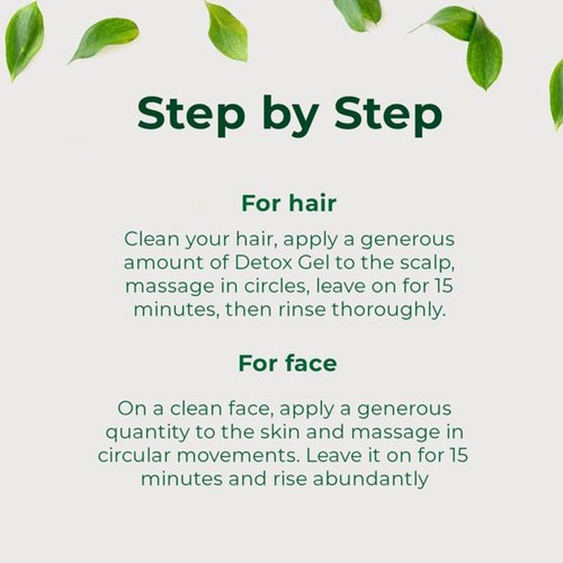 Skiennix Detox Hydrating Gel Hair Mask - Nourishing Oil Control for Hair & Scalp - Vegan, Green Clay & Red Seaweed - 7.05oz