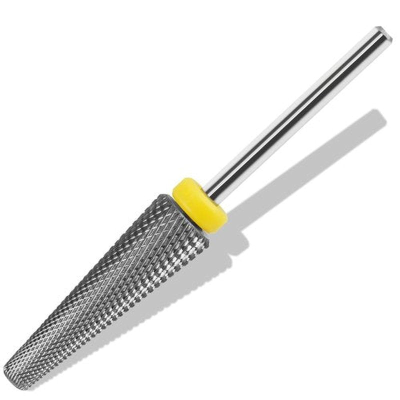 C12rtive Super Long 5-IN-1 Tungsten Carbide Bit,Electronic Nail Drill Bit for Acrylic Gel Nails Dual Nail Form Remove,3/32 Diameter Nail Bit for E-File Nail Drill(Extra Fine)