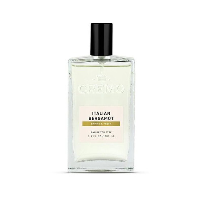 Cremo Cologne For Men - Italian Bergamot & Neroli Blossom Fragrance Spray | 3.4 Fl Oz Signature Scent