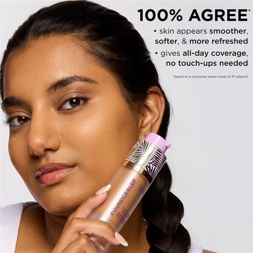 Tarte Babassu Foundcealer Dewy Foundation - SPF 20 Sunscreen, Vegan Makeup with Radiant Medium Coverage