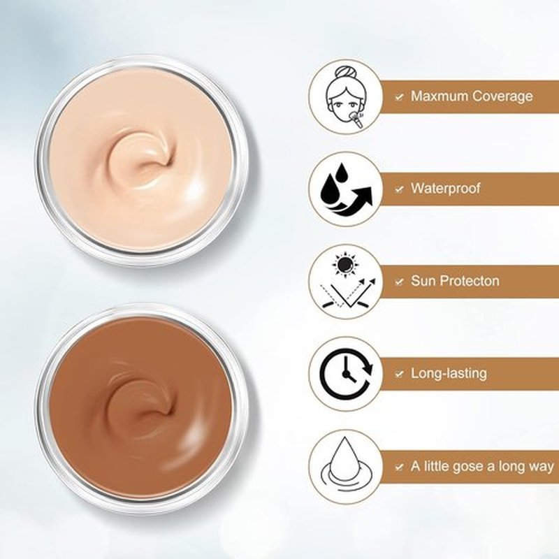 Regine Switzerland Tattoo Cover Up - Waterproof & Sweatproof Makeup for Scars, Vitiligo, Dark Spots | Natural Finish