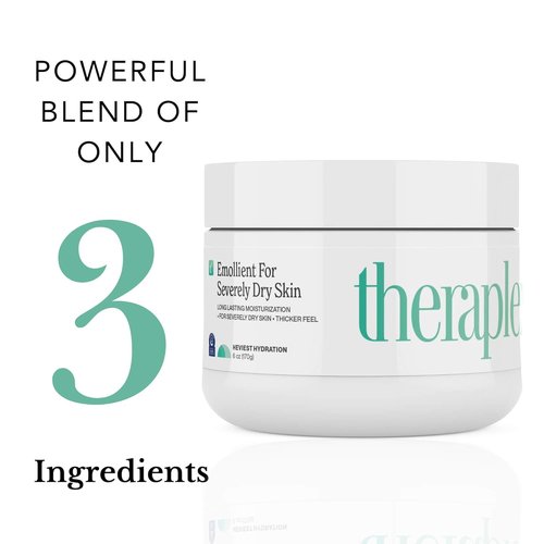 Theraplex Emollient Cream for Dry Skin - Dermatologist Recommended, Fragrance-Free, 6 Oz