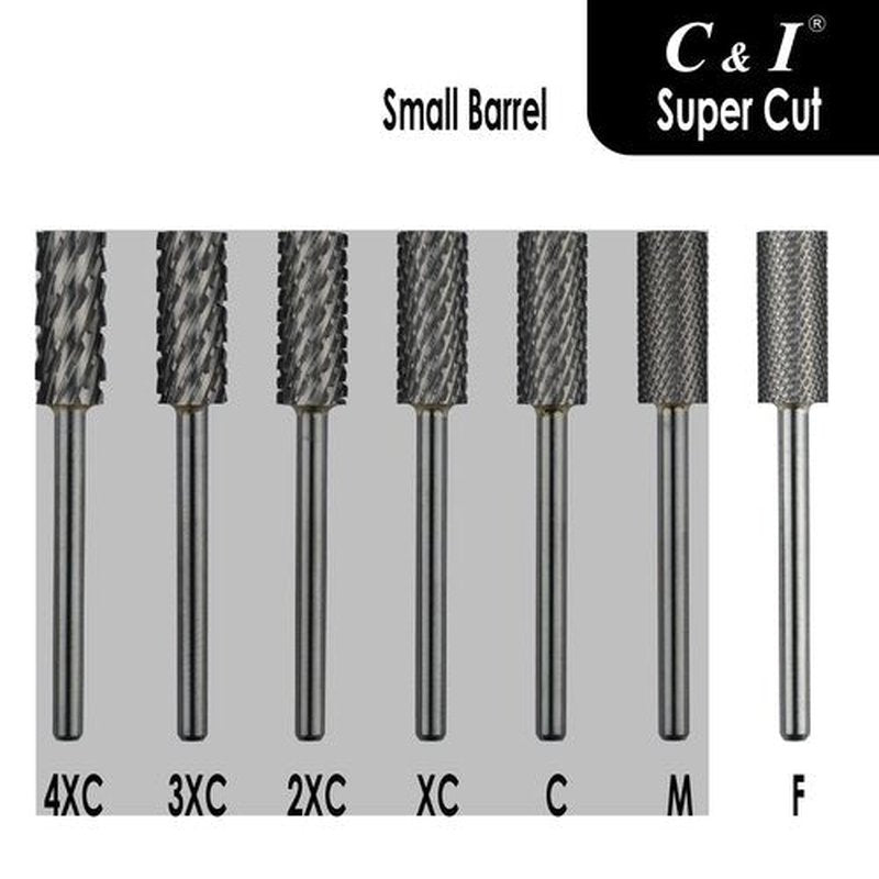 Super Cut Upgrade Edition, Small Barrel Nail Drill Bit for Electric Manicure Drill Machine, Remove the Nail Gels, Acrylic Gels, or Dip Powder (Fine -F)