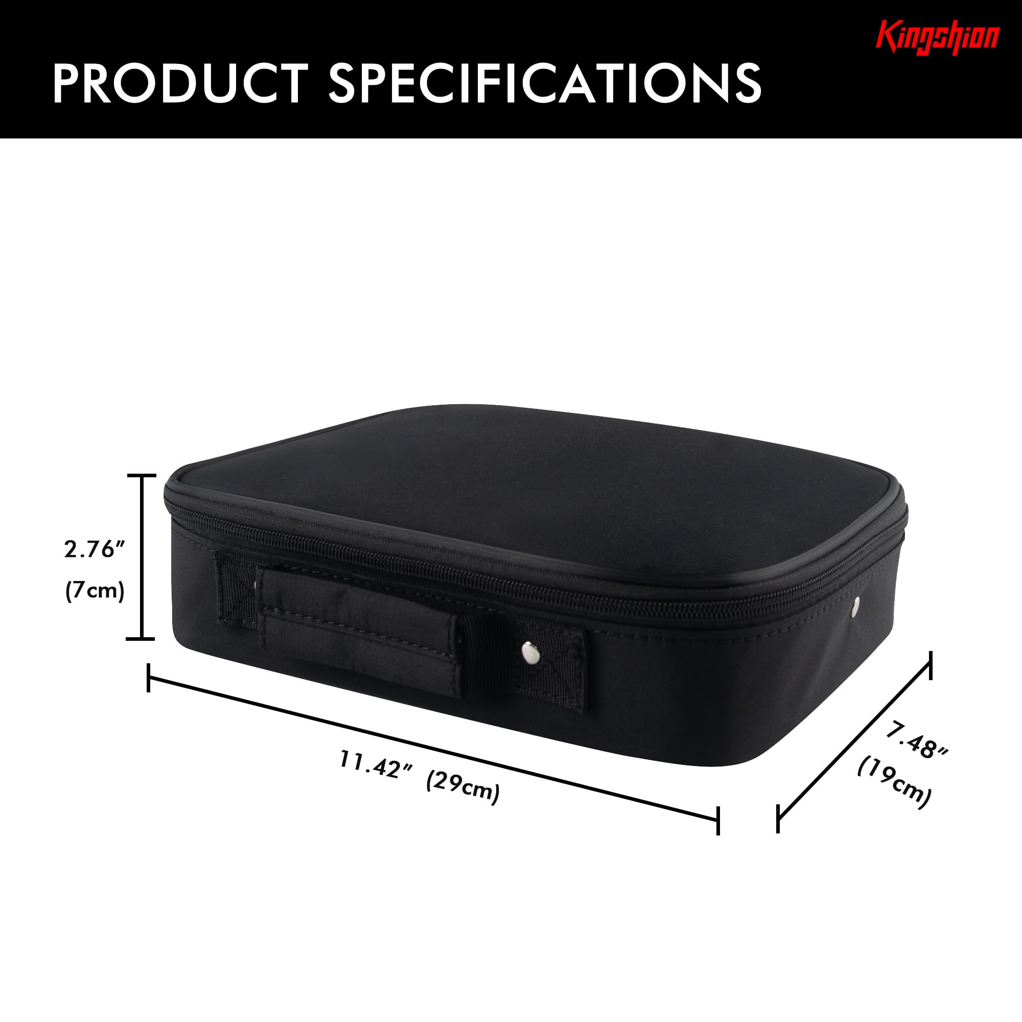 Professional Hair Clipper Case – 11" x 7" Barber Tool Bag & Hairdressing Organizer for Scissors and Supplies