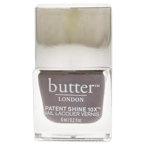 butter LONDON Nail Lacquer - Patent Shine 10X in Mink Grey - 0.2 Fl Oz for Long-Lasting Shine