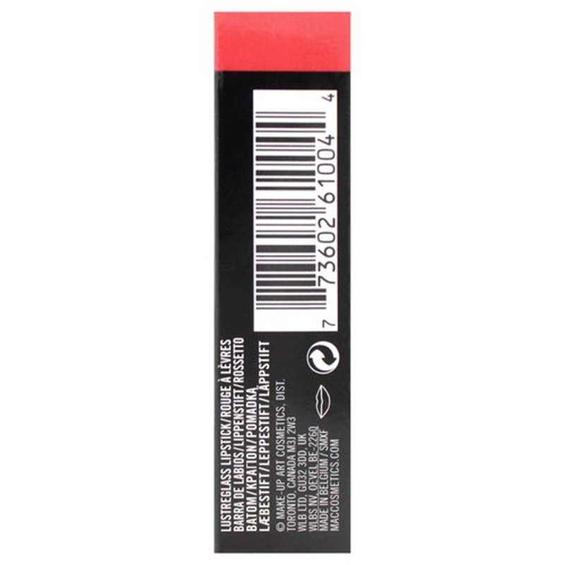 Lustreglass Lipstick - 520 See Sheer by MAC for Women - 0.1 oz Lipstick