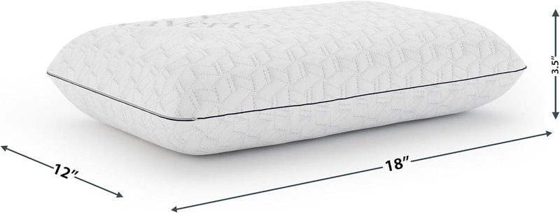 Vaverto Small Memory Foam Camping Pillow - Medium Firm, Breathable Cover, Machine Washable